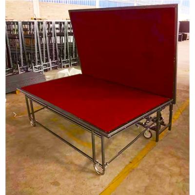 China Popular Wholesale Hotel Aluminum Folding Design Living Movable Stage for sale