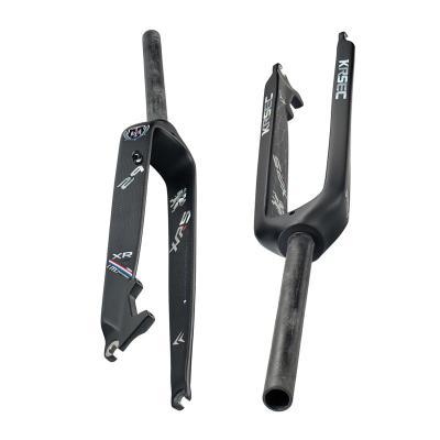 China New KRSEC Mountain Bikes Bicycle Carbon Fork 26/27.5/29 Inch Mtb Road Mountain Bike Carbon Rigid Forks Ultralight Disc Brake Carbon for sale