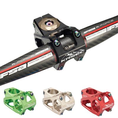 China NEW KRSEC Slope/AM/DH Mountain Bike Stem Aluminum Alloy CNC Full Core 45mm Bicycle Short Stem 28.6*31.8mm Road Mtb Bicycle Colorful Stem for sale