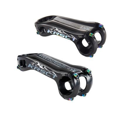 China 7050 Aluminum Alloy KRSEC Bicycle Stem CNC Mountain Bike Stem -20 Degrees 80/90/100mm 28.6*31.8mm BMX Mtb Road Bike Hollow Stem for sale