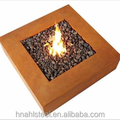 Cina Outdoor Special Home Decor Corten Firepit Table For Sale Gas Propane Heater in vendita