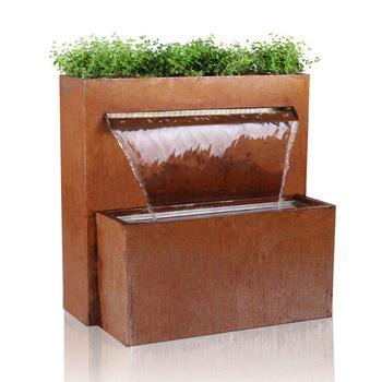 中国 AHL Outdoor Garden Metal Waterfall Fountains 1800*1800 Modern Decorative 販売のため