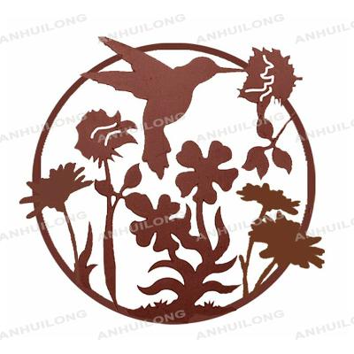 中国 outdoor metal garden wall decorative metal designer wall art wholesale 販売のため