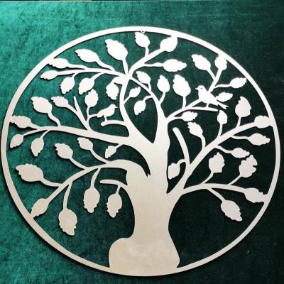 China Home Accessories Wall Metal Artwork Decorative Laser Cut Wall Metal Art for sale