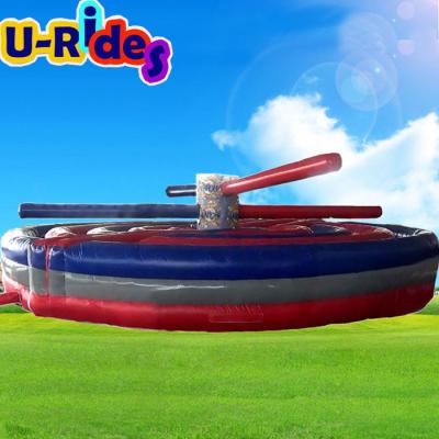 China PVC kapow obstacle course inflatable mechanical maze with wipeout game for sale