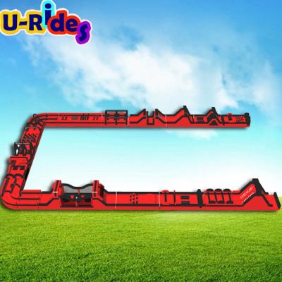 China PVC Insane Obstacles 5k Event Insane Organized Giant Insane Inflatable Obstacle Course For Sale for sale