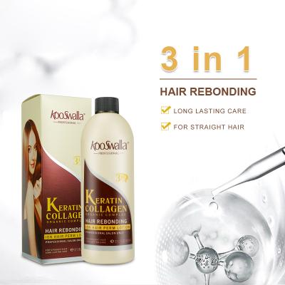 China KooSwalla Organic 3 in 1 Hair Bounce Nano Brazilian Keratin Bounce Hair Cream Straightening Cream for sale