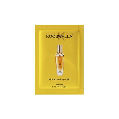 China Free Samples Pure & Cold Pressed Moroccan Argan Loss Prevention Kooswalla Oil In Sachet for sale