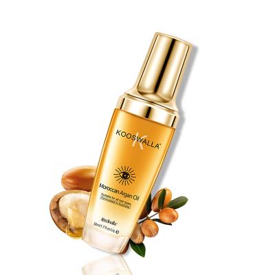 China KooSwalla Cosmetic Oily Hair Regrowth Hair Repair Damaged Hair Private Label Argan Oil Morocco Argan Oil for sale