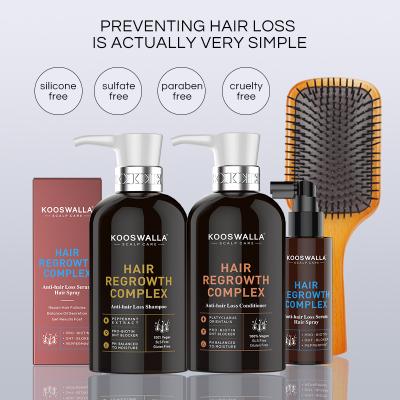 China Private Label Hair Loss Prevention Shampoo & Conditioner Organic Hair Growth Conditioner & Serum for sale