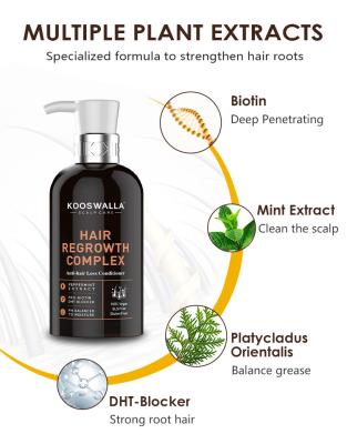 China Loss Prevention Private Label Promotes Healthy Hair Care Hair Growth Shampoo And Conditioner for sale