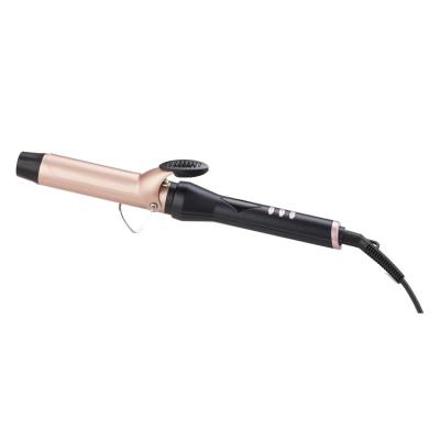 China Highest Level Custom Fast Heat Up Electric Ceramic Coated Flat Iron Rechargeable Rotating Curling Hair Wand for sale