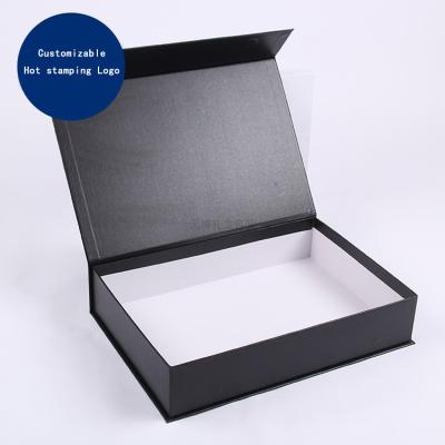 China Recyclable Hot Selling Magnetic Product Book Shape Folding Dress Packaging Gift Box for sale