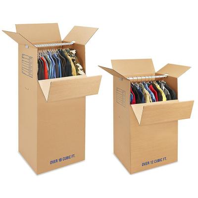 China World's Best Selling Economic Sturdy Custom Sturdy Commodities Wardrobe Cardboard Folding Corrugated Box Recyclable for sale