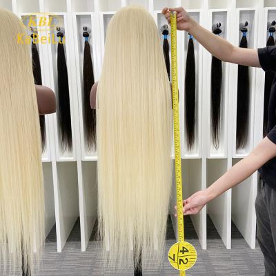 China 613 HD 100% Straight Blonde Raw Virgin Hair Lace Front Wig, Frontal Wig, Indian Raw Unprocessed Cuticle Aligned Virgin Hair Wigs for sale