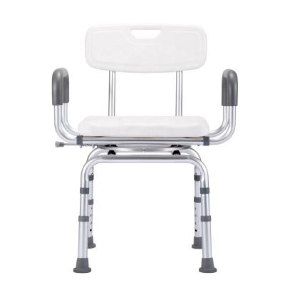 China Bathroom Environment Product 7 Gears Size Non-slip Bath Seat Shower Chair Bench Stool Safe For Elderly for sale