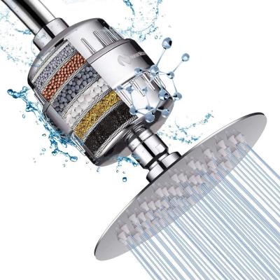 China Hotel 15 Introduces Purifier Bathroom Shower Filter Replaceable Cartridge Activated Carbon Chlorine Removal For Bath for sale