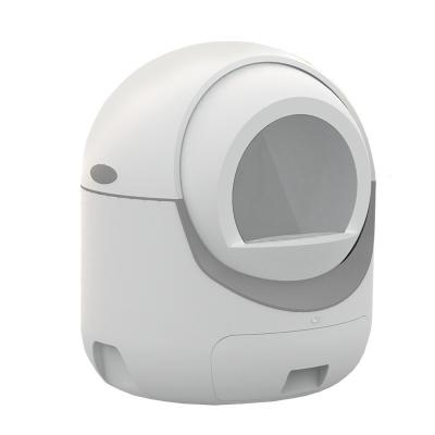 China WIFI Viable Control APP Intelligent Self-cleaner For Large Pet Cats Toilet Fully Enclosed Intelligent Automatic Cat Litter Box for sale