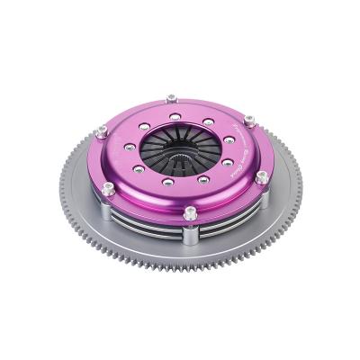 China Honda B Series Twin Disc Performance Clutch 1.6 2.0 Magenta 185mm Friction Plate for sale