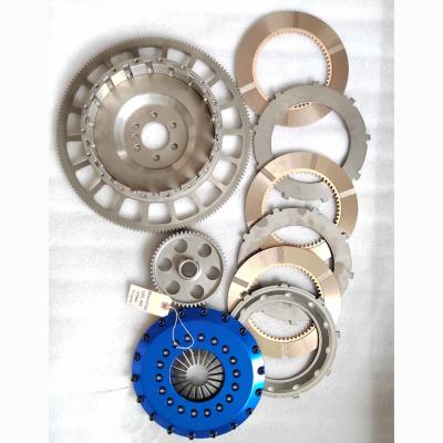 China 8.25' de alto rendimiento de carreras Triple Plate Clutch Kits 4140 Acero Fit Chevrolet LS3 26T en venta