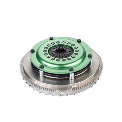 China Racing Clutch Twin Disc Clutch Kits Made From 4140 Steel Fit Nissan Z35/370Z 24T 200mm Friction Plate for sale