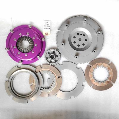 China 8.0'' Twin Disc Racing Clutch Kits Fit Mtsubishi 4G63T Lancer Evolution1,2,3 for sale