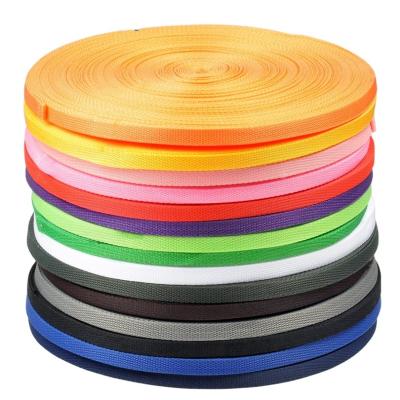 China Sustainable Polypropylene Colored Tape Handmade Sewing Padded Sewing Bags Webbing Storage Tapes for sale