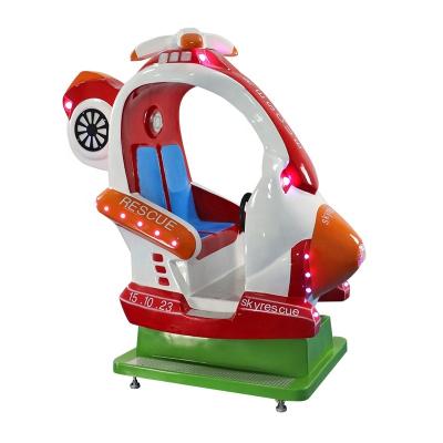 China Metal+fiberglass Airplane Kiddie Ride Game Machine Coin Operated Attractive Children Swing Game Machine for sale