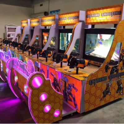 China 2021 Metal+glassfibre New Technology Two Players Transformers Pulling Arcade Game Machine for sale