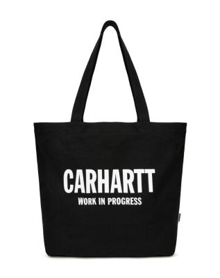 China Soft-loop WORK IN PROGRASS CANVAS TOTE BAG 12 oz double side prints Carhartt for sale