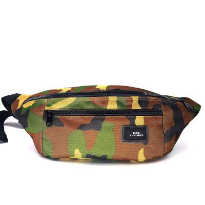 China Low price type new polyester custom camouflage package fitness waist bag custom sports for sale