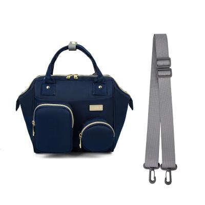 China 2021 New Style Water Resistant USB Interface Maternity Diaper Changing Bag New For Travel Baby Care Diaper Tote Bag for sale