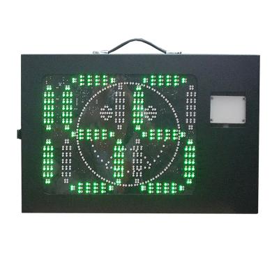 China portable K-band traffic radar speed sign with mounting bracket for sale