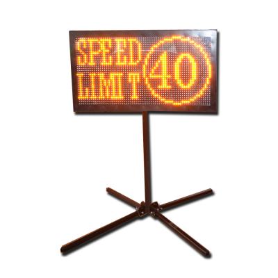 China Portable Dynamic Matrix Screen Sign Road Traffic Message Sign With Bracket VMs Panel DN-VMV1A-B1 for sale