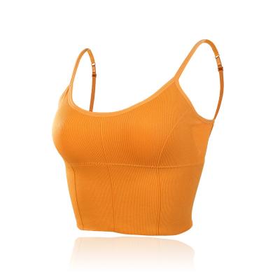 China QUICK DRY Nylon and Sexy Spandex Push Up Seamless Spa Yoga Sports Bra for sale