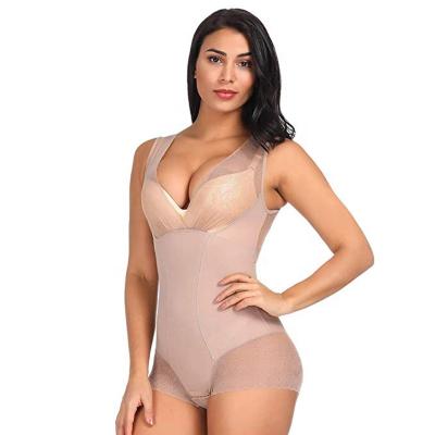 China Amazon Antibacterial Hot Women's Tummy Order Slimmer Shapewear Body Shaper Lace Jumpsuit for sale