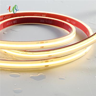 China 2021 New Arrival Outdoor COB Led Strip 3 Years Warranty 378Leds/M 24V Ip65 Waterproof Flexible RGB Led Strip for sale