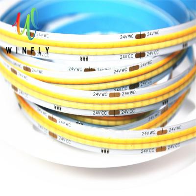 China High Density Flexible Garden COB CCT/RGB/RGBW LED Light Strip 560LEDs/m Dimmable COB FOB RA90 Linear Led Lights DC24V for sale