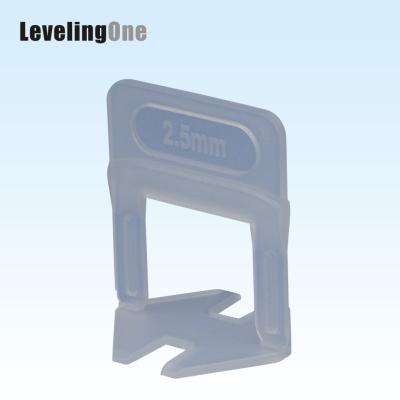 China 2.5mm Modern Tile Leveling System Clip Accessories Plastic Ceramic Tile Spacers for sale