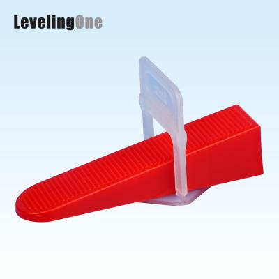 China Modern Edge Trim Red Tile Leveling System Wedges Building Tools Level Spacer Tiles Rocker for sale