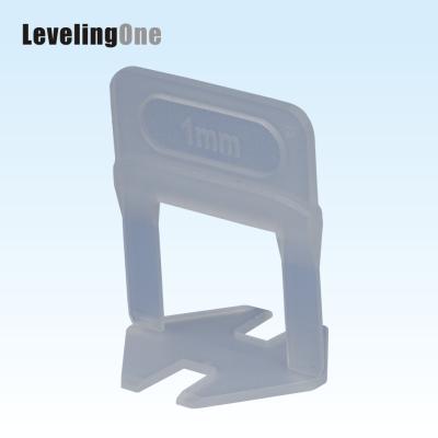 China Modern 1mm Tile Leveling System Clips Wedges Customized Plastic Ceramic Spacerr Leveling System for sale