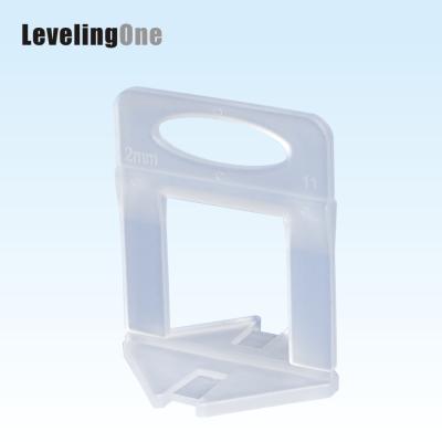 China 2.0mm newest good selling modern plastic tile levele quick installation clip spacer tile leveling system for sale