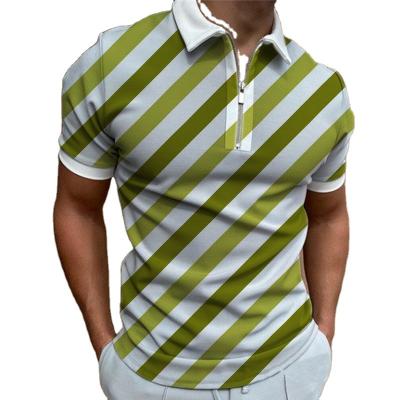 China 2023 other men's Personalized Polo fashion printed short sleeved polo shirt for sale