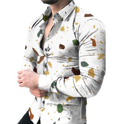 China 2023 Men's 3D Casual Sleeved Shirts Breathable Customized Mens Long Shirts for sale