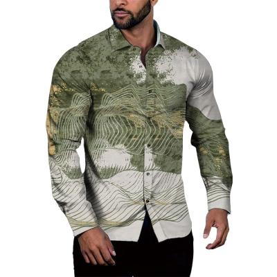 China Mens Fashion Breathable Shirt Personalized Custom Printed Shirt for sale