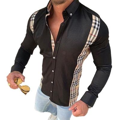 China 2023 Breathable 3D l Long Sleeved Casual Shirt Mens Customized Shirt Mens Shirts for sale