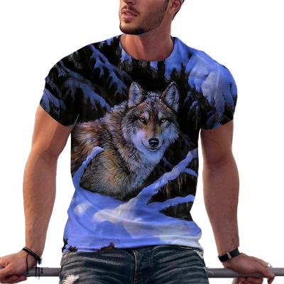 China 2023 Other Men's Fashion 3D Printed T-shirt Printed T-shirt Round Neck T-shirt for sale