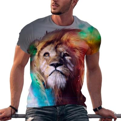 China Other Men's Fashion Printed Custom Animal T-shirt Fashion T-shirt 3D Print T-shirt for sale