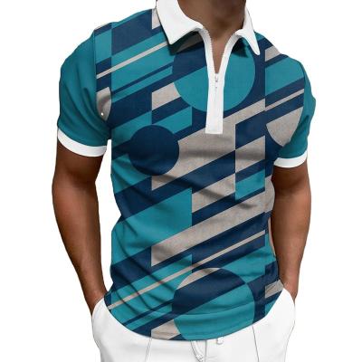 China Other Customized European And American Casual Short Sleeved 3D Polo Shirt for sale