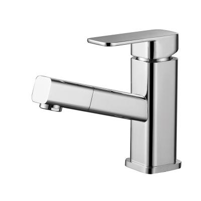 China High Quality Metered Kitchen Faucets Chrome Single-Hole Sanitary Three Way Faucet for sale